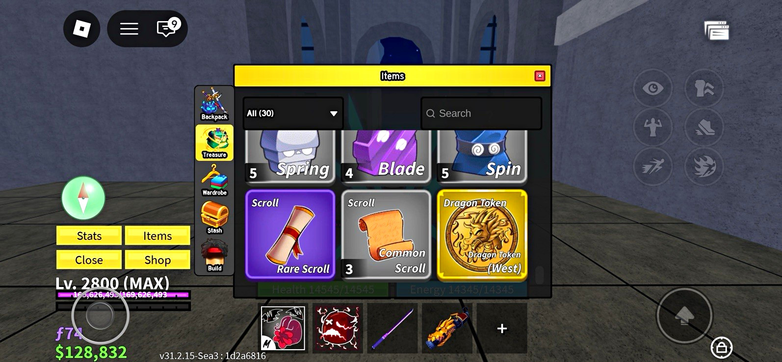 Blox Fruits Dragon Token (West) Activated - Sea 2 Game Item/Asset ID 1d2a6816