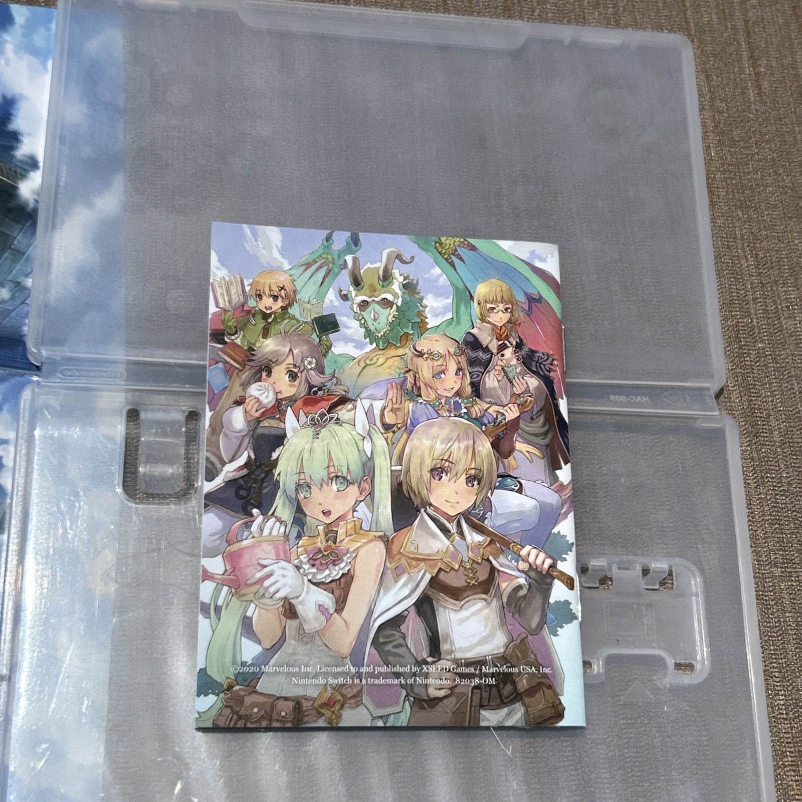 Rune Factory 4 Special Nintendo Switch Case & Manual Only NO GAME Replacement