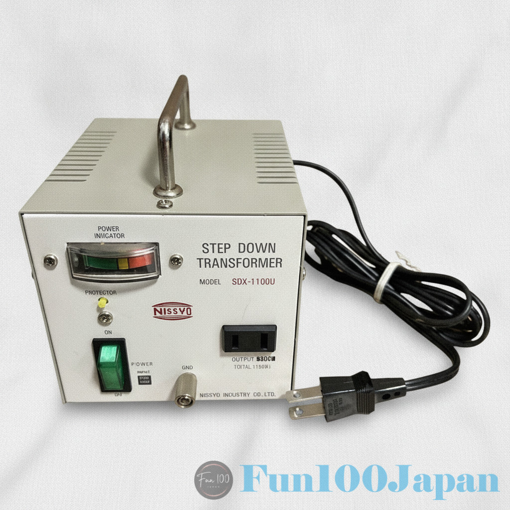 NISSYO industry SDX-1100U Step Down Transformer 110-120V to 100V 1100W NISSHO JP