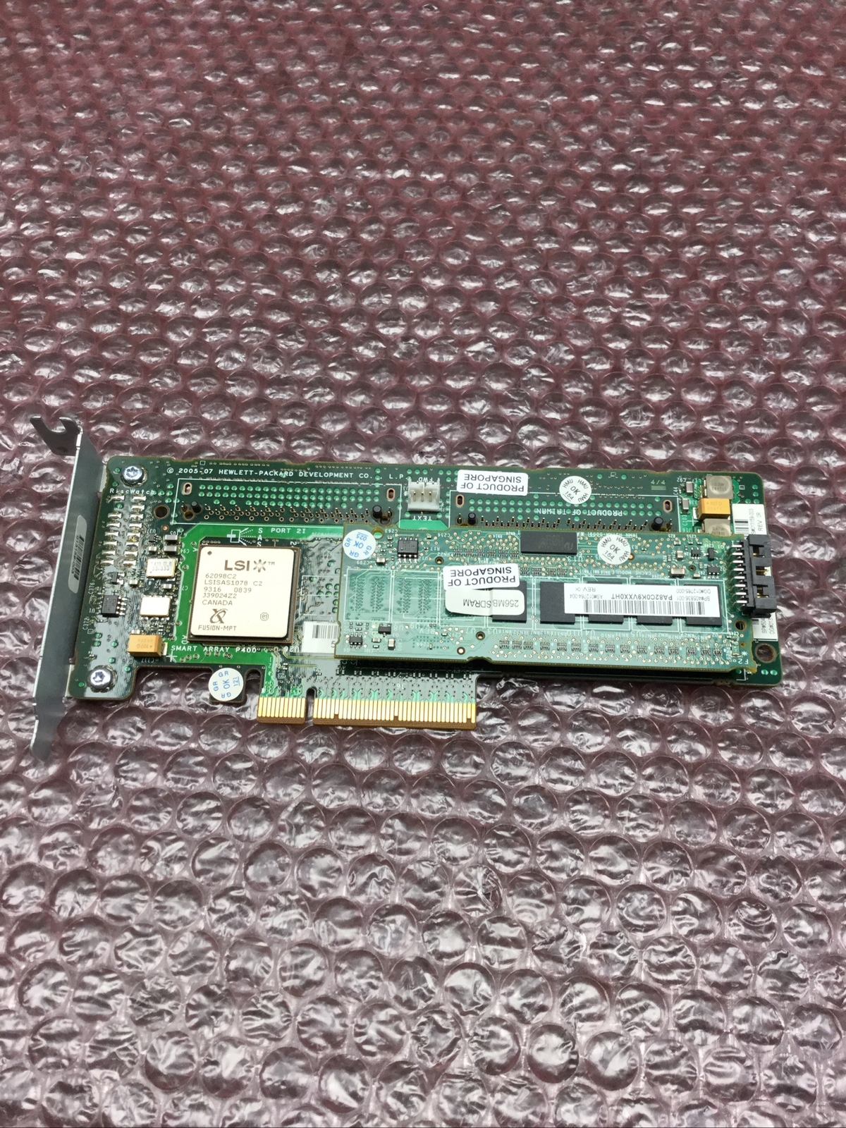 Used HP Smart Array P400 Raid Controller Board 504022-001