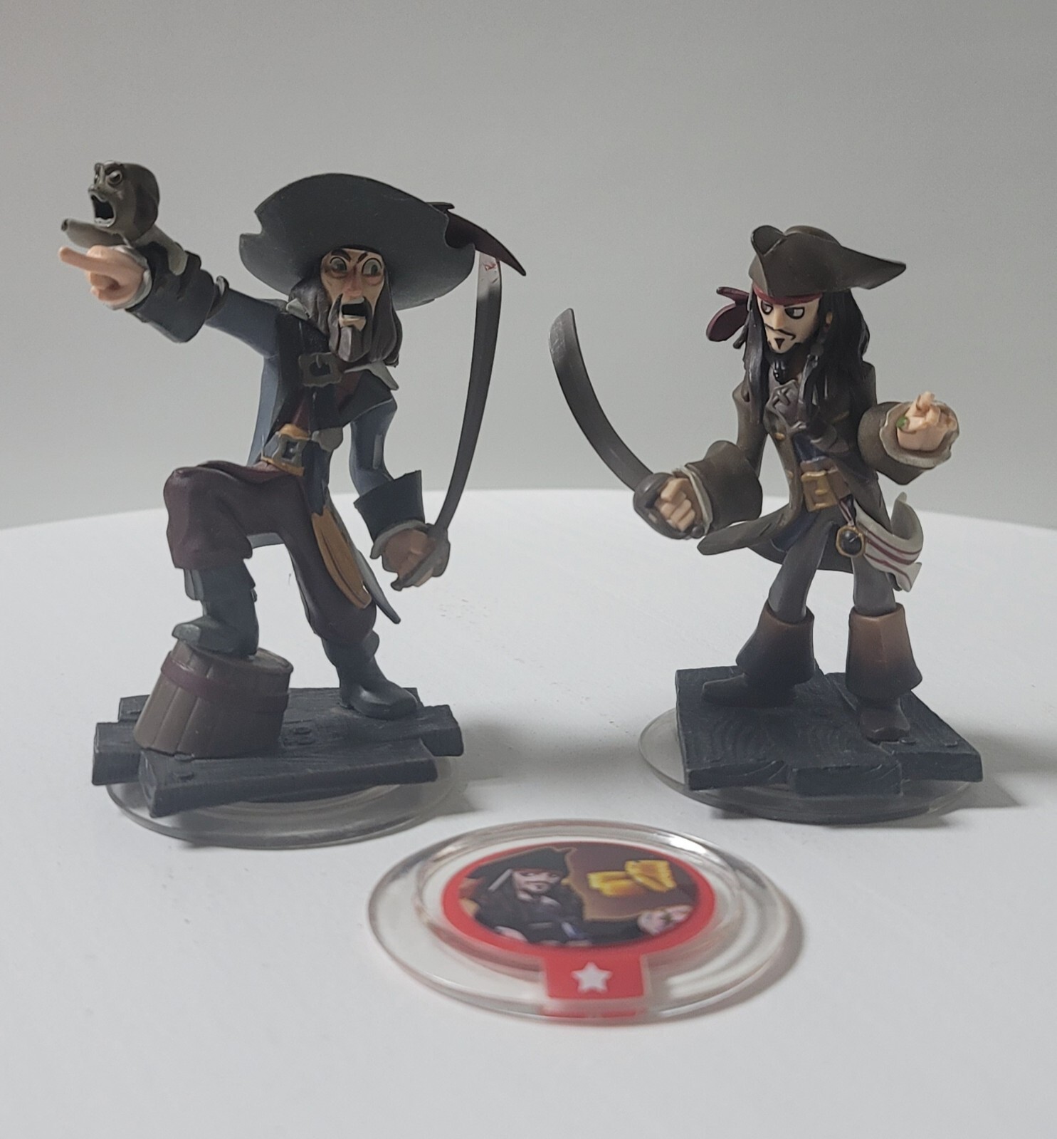 Disney Infinity Pirates of the Caribbean Lot - Jack, Barbossa  and Power Disc