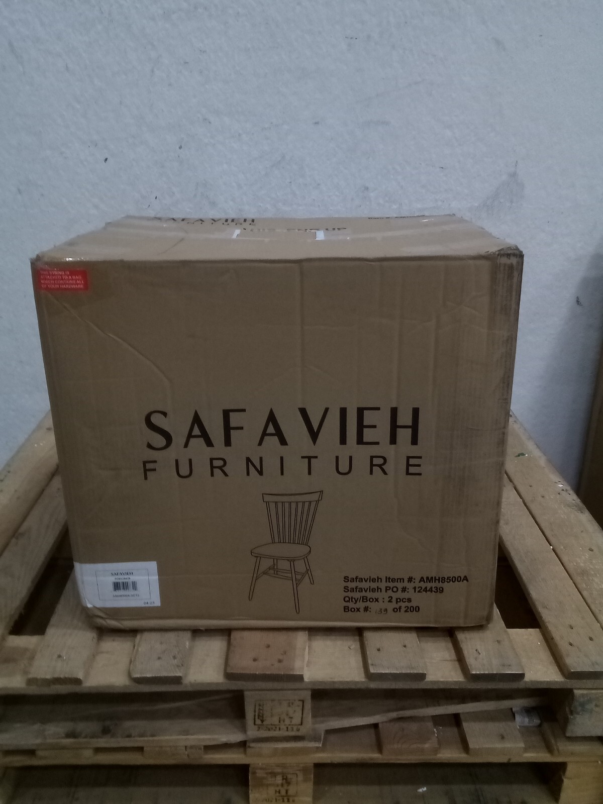 Safavieh PARKER SPINDEL SIDE CHAIR, Reduced Price 2172723754 AMH8500A
