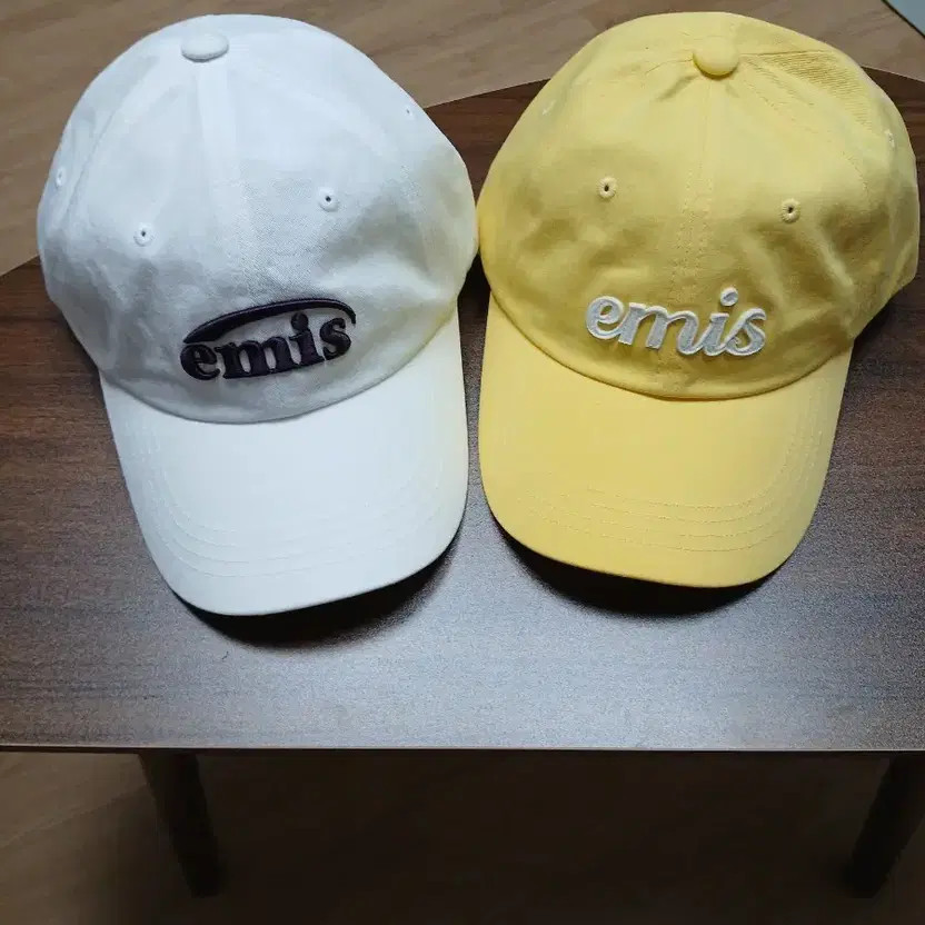 Emis White/Yellow Baseball Cap