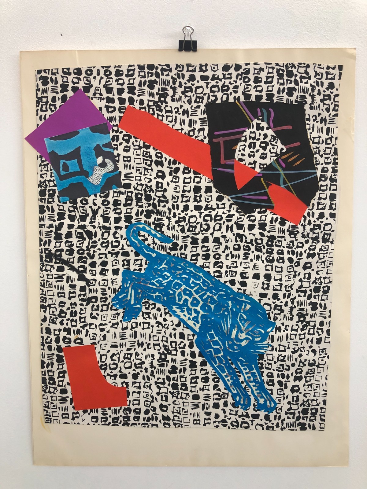 Job lot of x 6 Collages – 1980s, unsigned