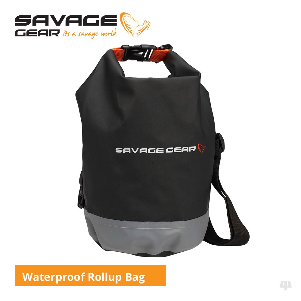Savage Gear Waterproof Rollup Bag - Pike Perch Bass Pollock Lure Fishing Luggage
