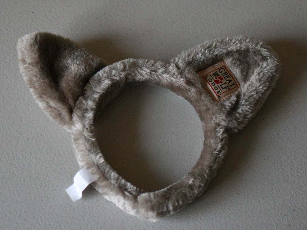 Great Wolf Lodge Wolf Ears Halloween Party Dress Up Costume Headbands EUC