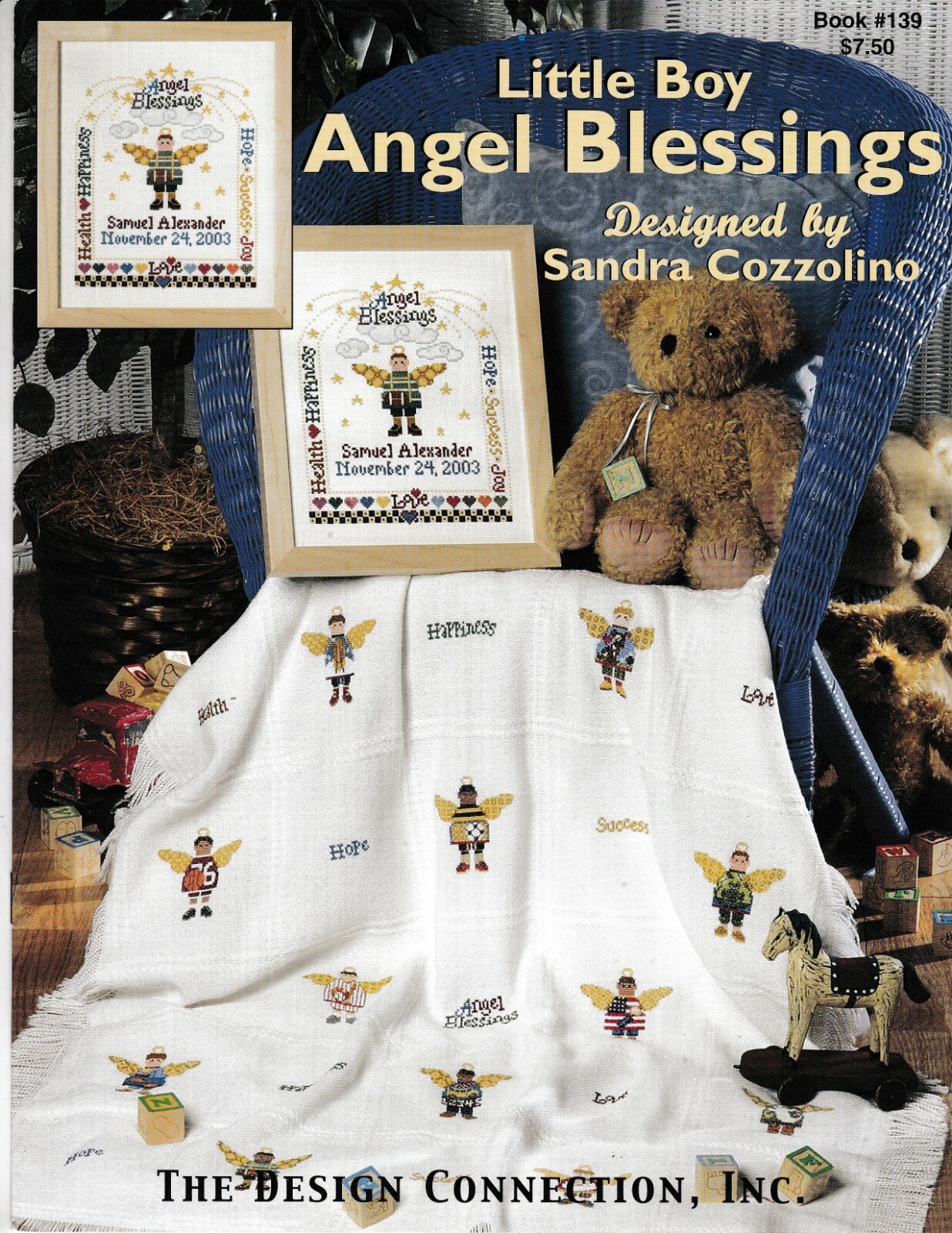 Little Boy Angel Blessings Cross Stitch | Design Connection #139