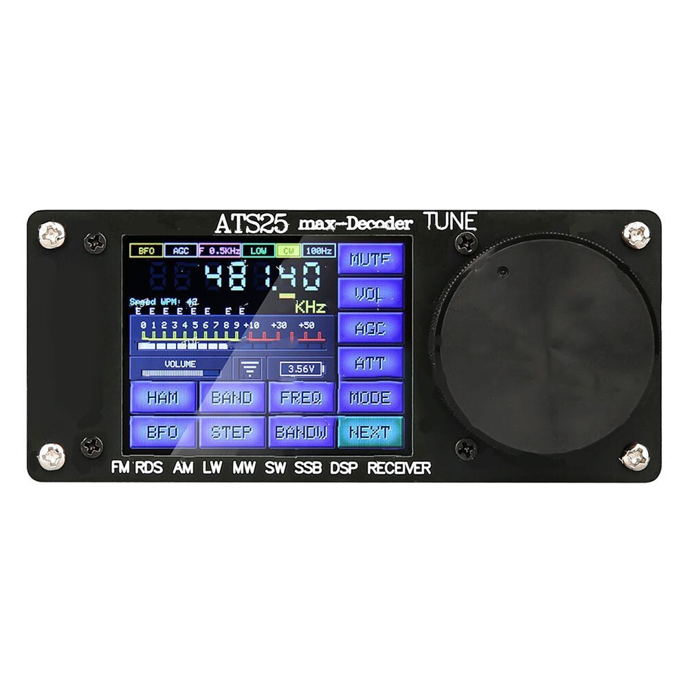ATS-25max-Decoder Si4732A10 Full-Ba N D Receiver Support CW RTTY FT8 FT4 SW for