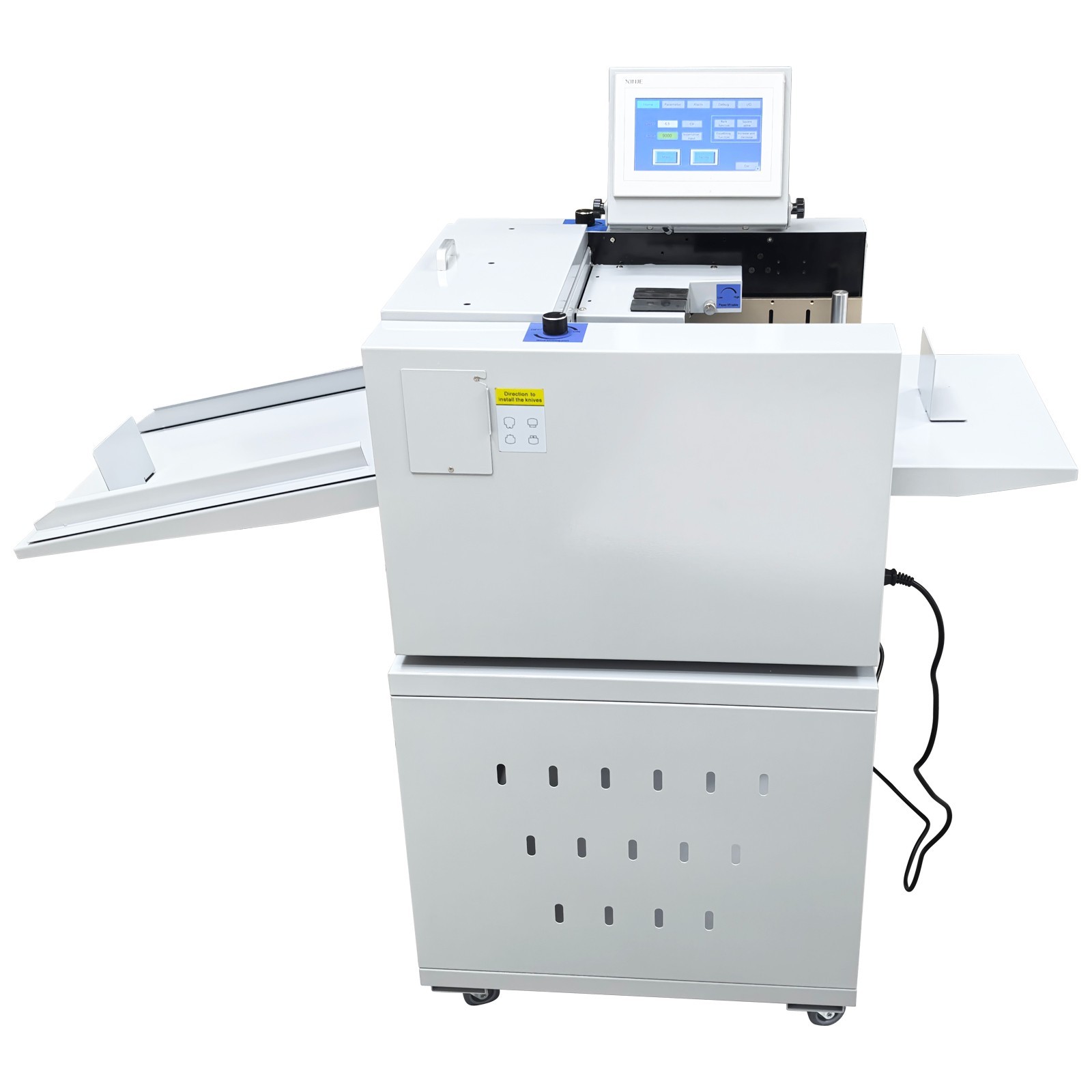 110V 13in Digital Creasing Machine Full Automatic Creasing Machine Touch Screen