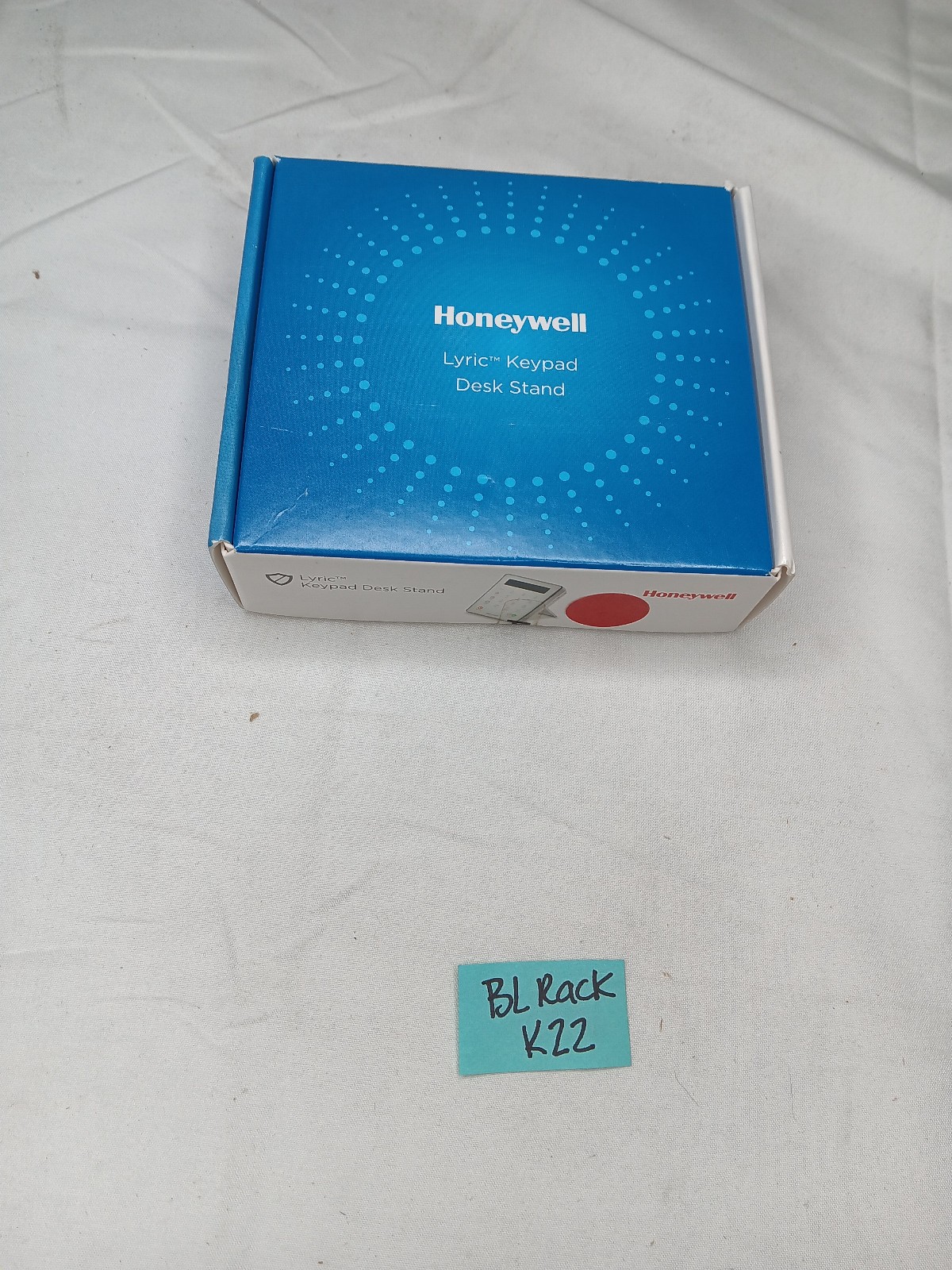 (Lot of 2) White Honeywell LKP500 DK Desk Stand for Honeywell LKP500 Controller.