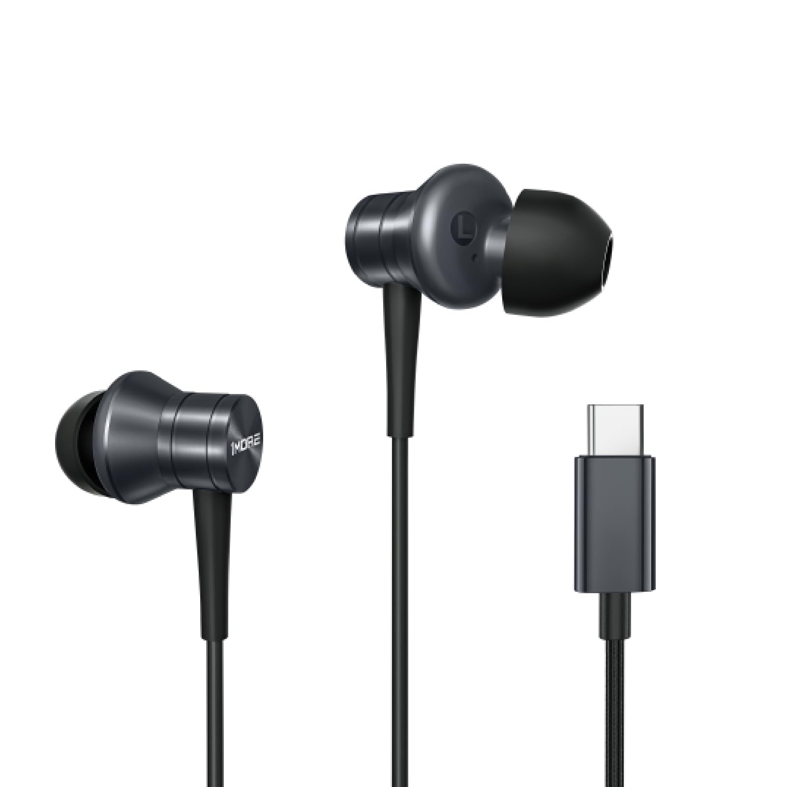 Best 1MORE P20 in-Ear Earphones with Cable, USB C Wired Ear Buds, Hi-Res Audio
