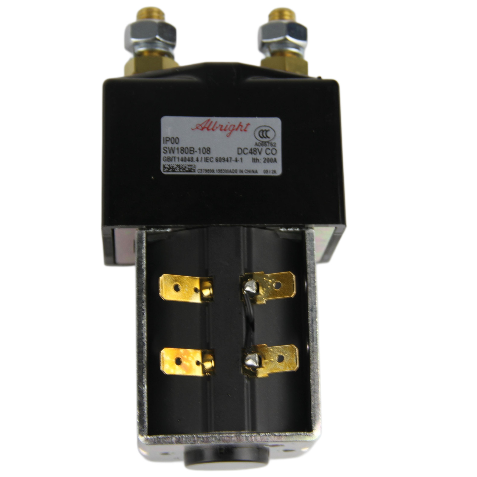 NEW ALBRIGHT SW180B-108 Solenoid Contactor 48 Volt 200 Amps