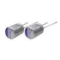 2Pcs 80SXE56M  Aluminum Organic Polymer Capacitors 80VDC 56uF 20% 28mOhms THT