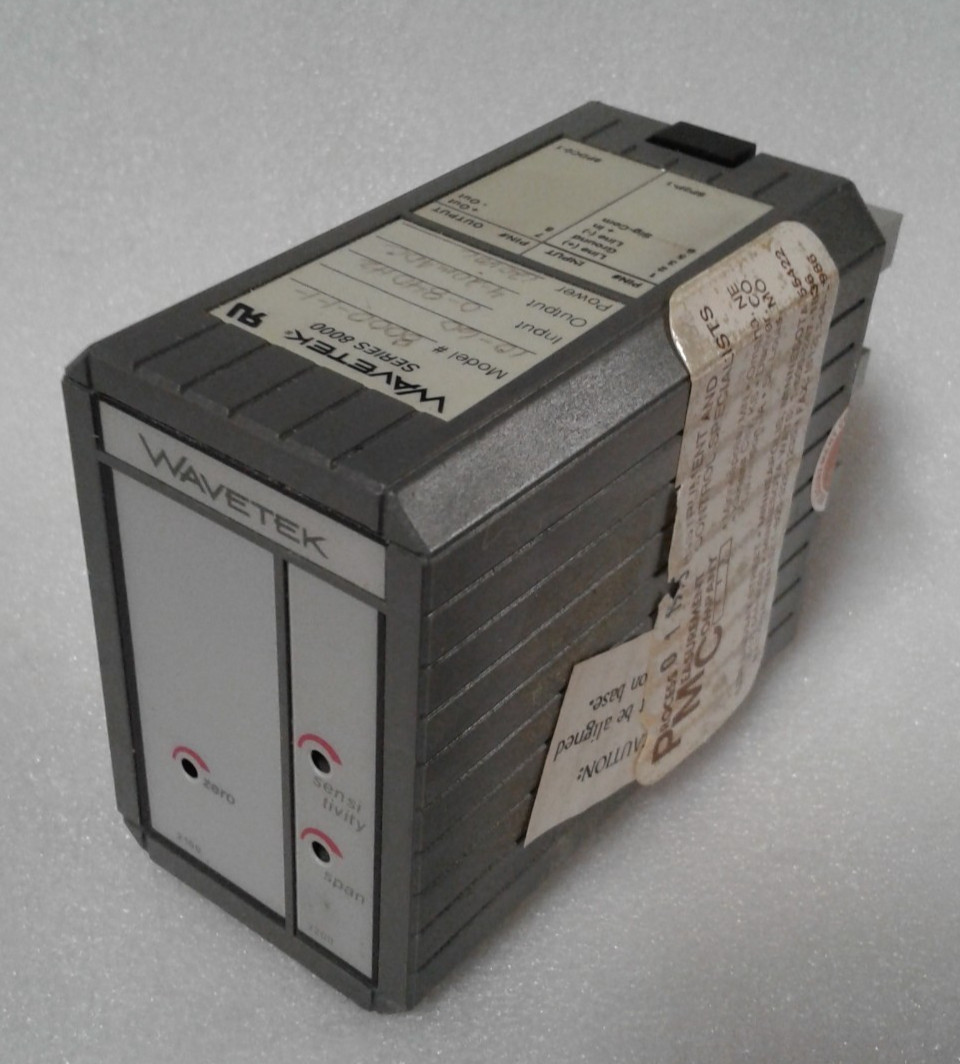 Wavetek Series 8000 Model 8000-1-1-10-60 Signal Conditioner 0-840Hz Input