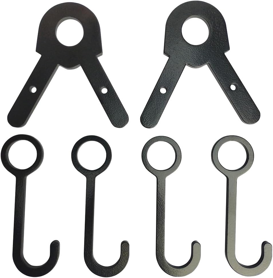 FULLBOW Steel Target Hanger, AR500 4 target hangers & 2 leg brackets