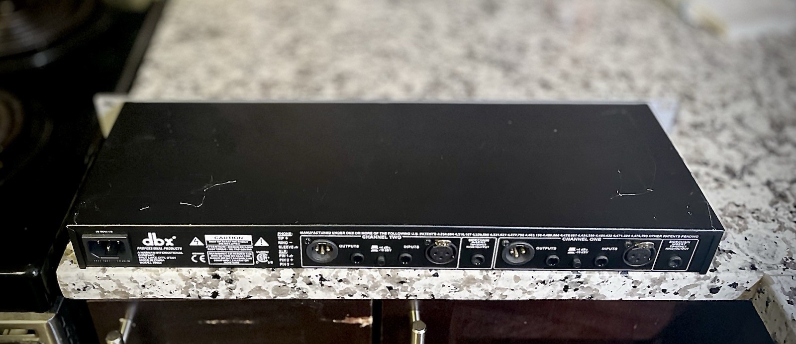 dbx Compressor Limiter Gate Vintage Stereo Professional Analog Processor Tested
