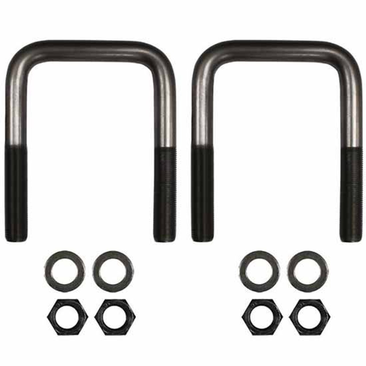 BESTfit 3/4 X 3.5 X 5.125 Inch Square U-Bolt - Peterbilt Low Air Leaf Suspension
