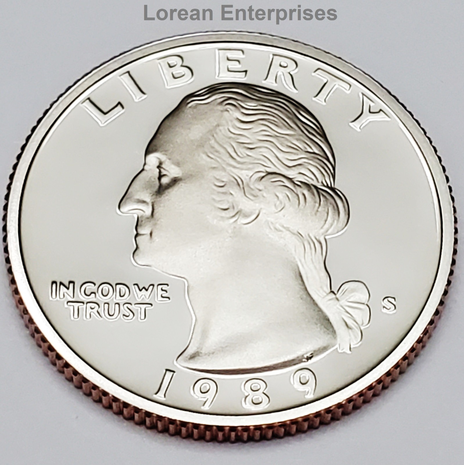 1989 S Washington Quarter  CLAD ✼PROOF✼