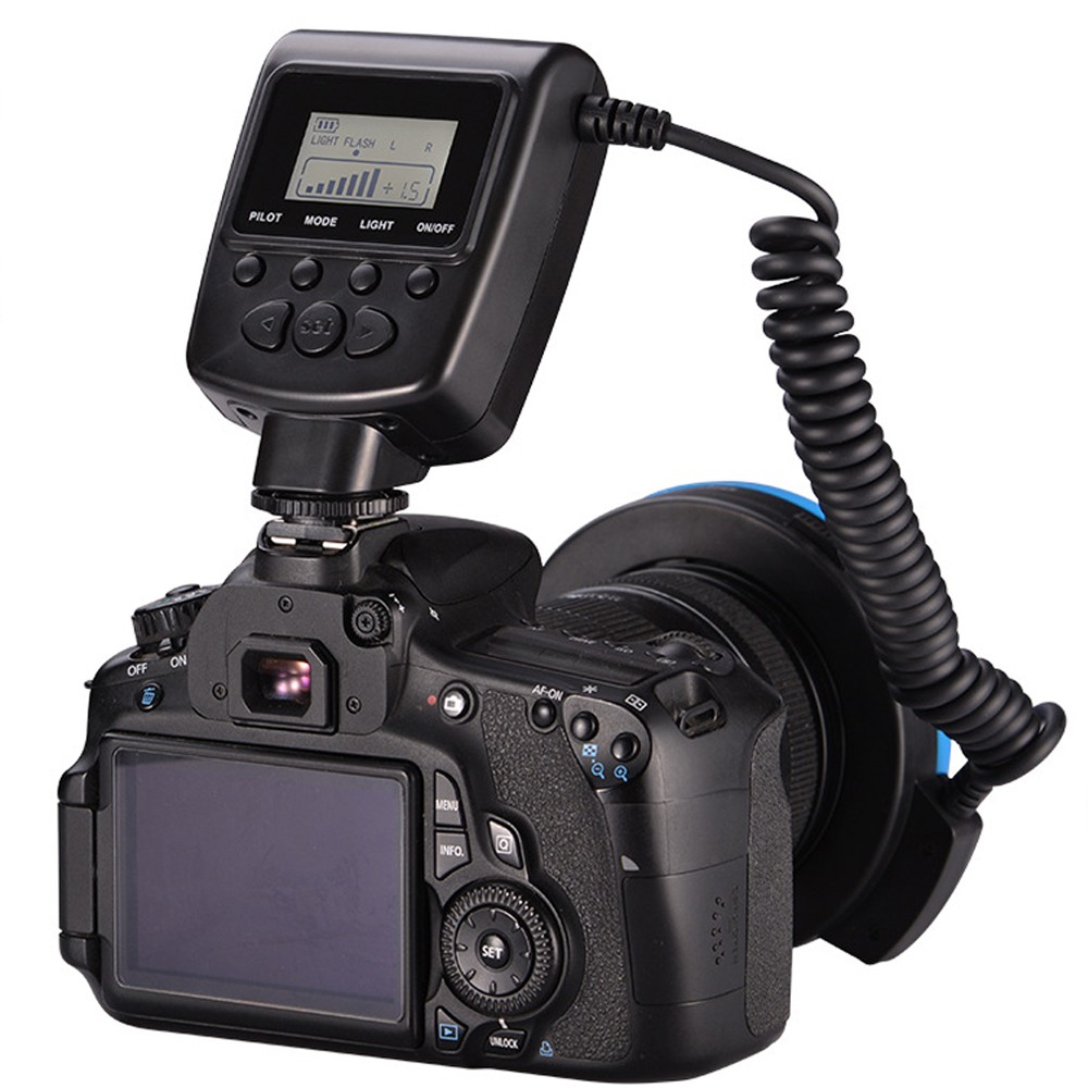 New Macro LED Ring Flash Light RF 550D For DSLR Cameras