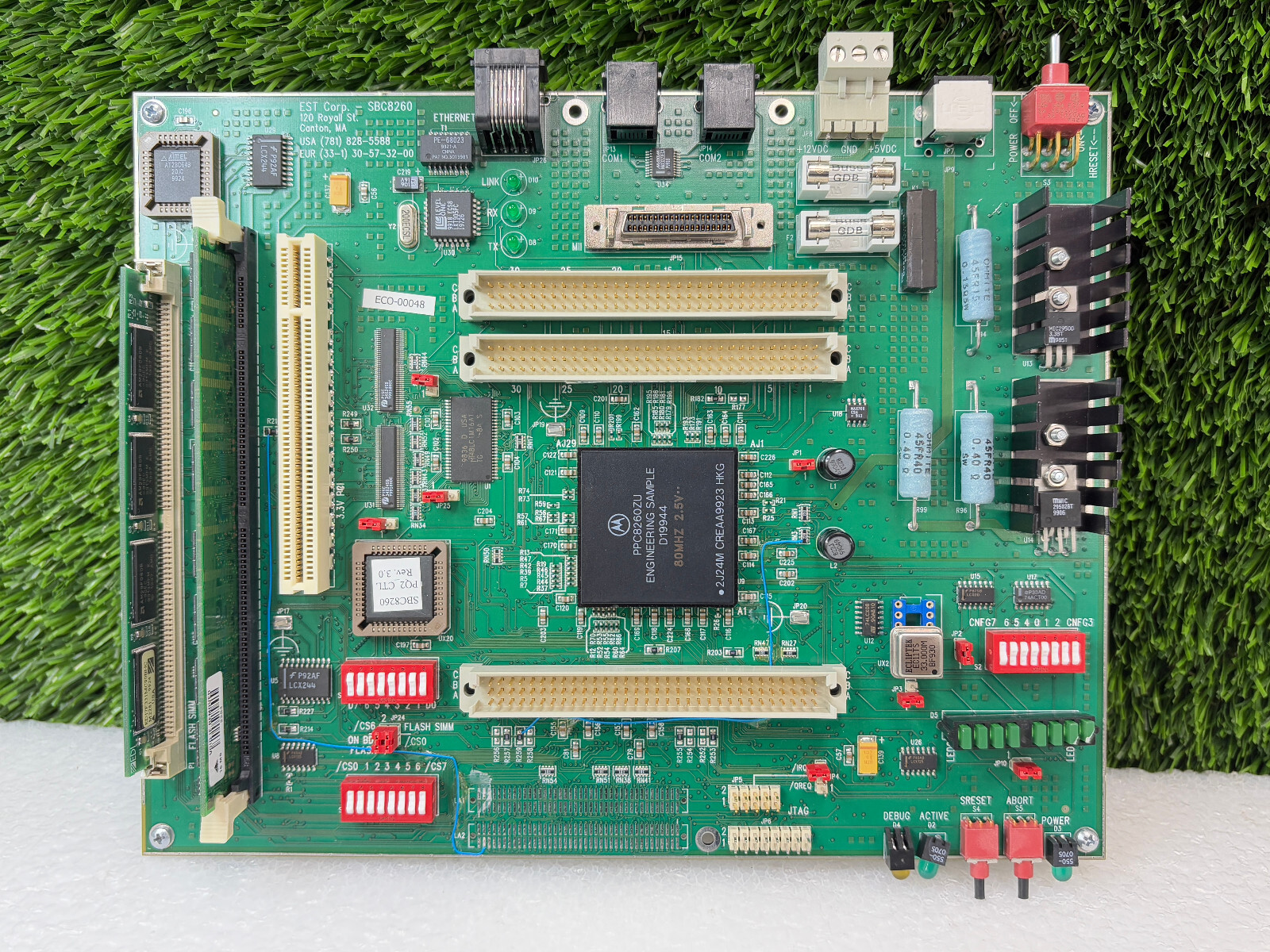 EST ATM8260 / SBC8260 Industrial Development Board | Great Condition