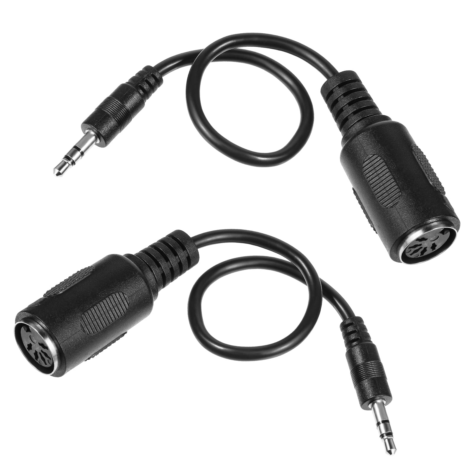 2 Pack of Type-A MIDI to 3.5mm Adapter, 14" Female TRS 15*1.9 cm