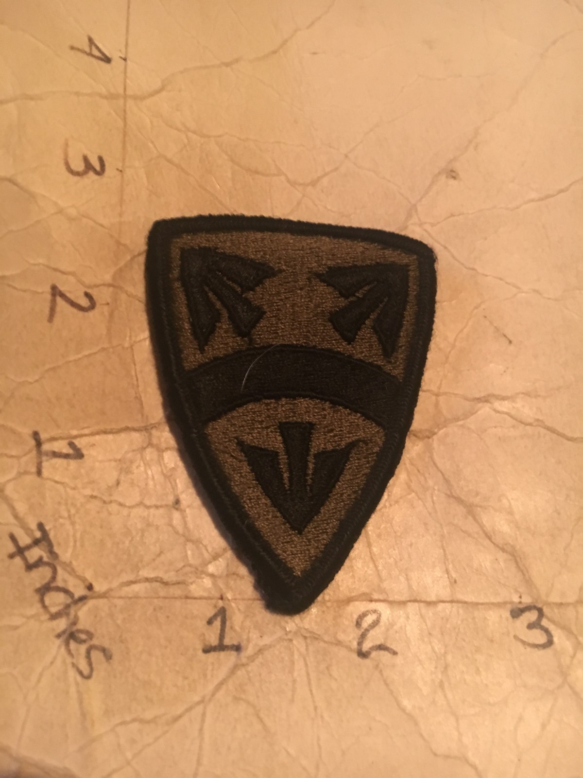 US Army 15th Support Brigade m/e subdued patch 10/9/25