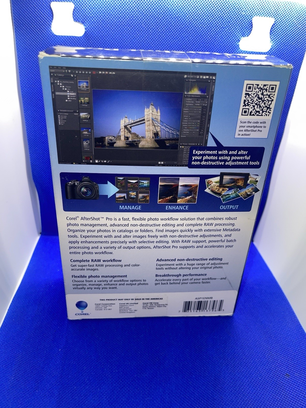 Corel Aftershot Pro Photo Software New Sealed!