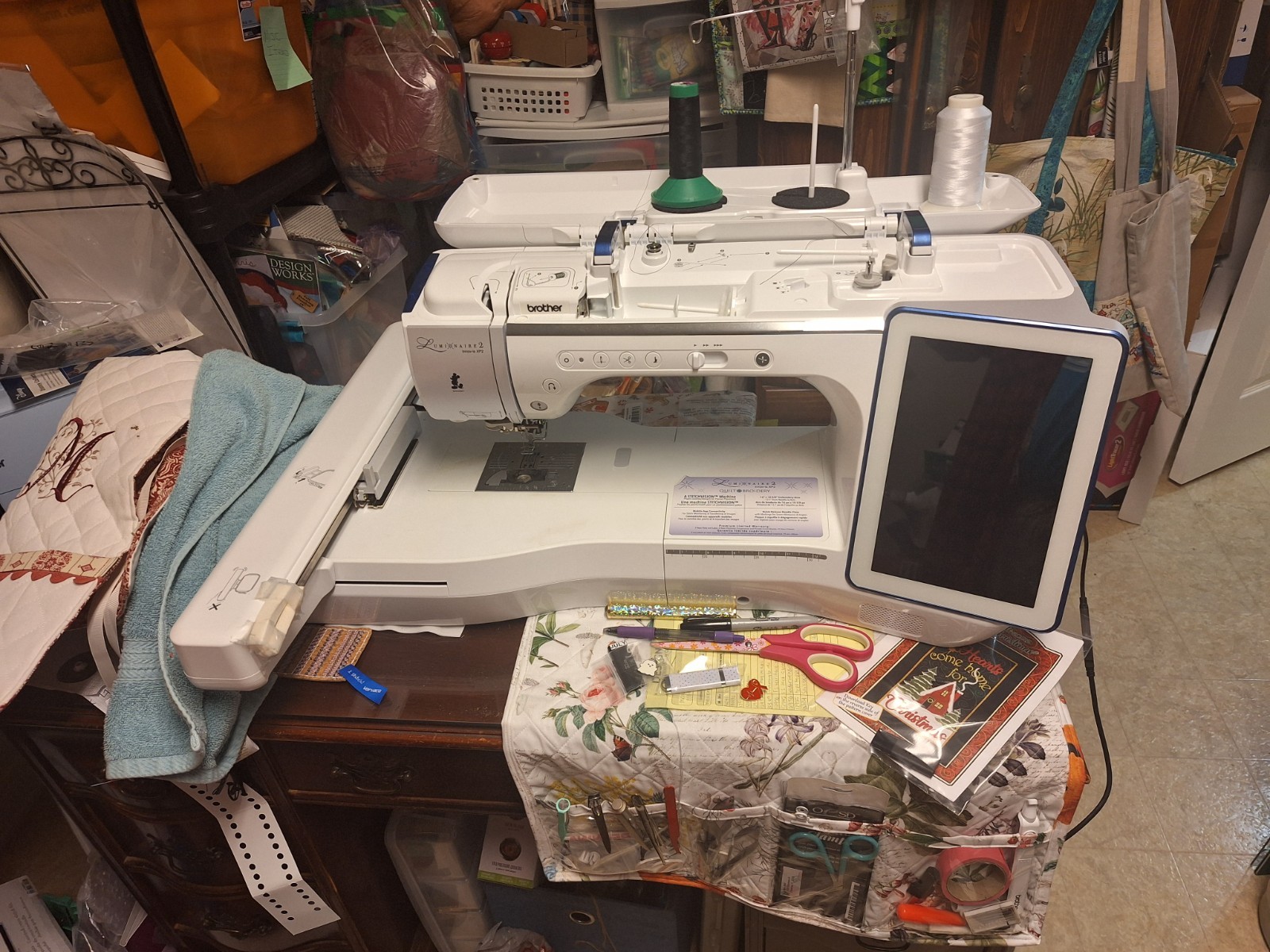 Brother  Luminaire xp2 embroidery machine