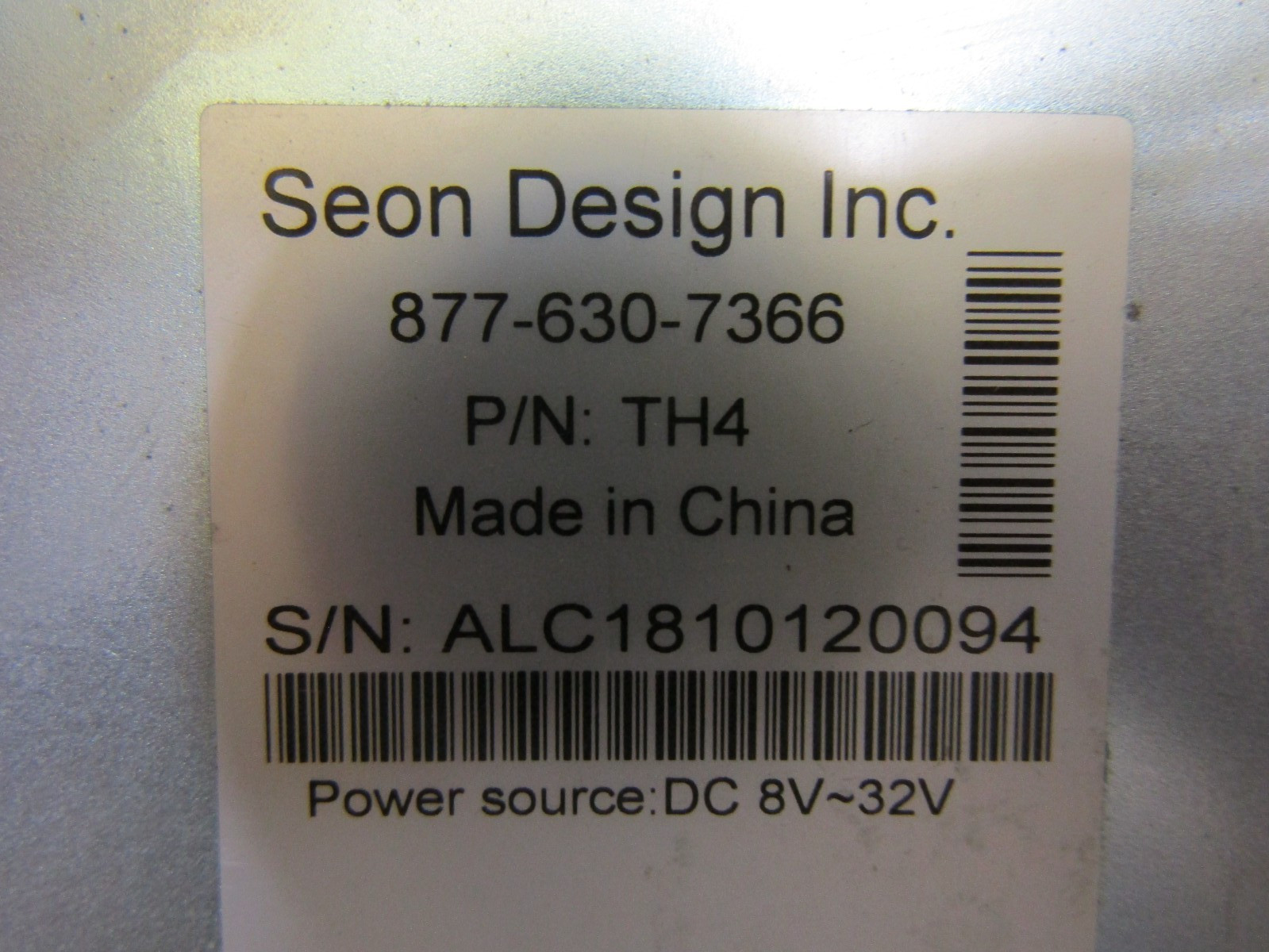 SEON Design Inc Trooper TH-4 DVR