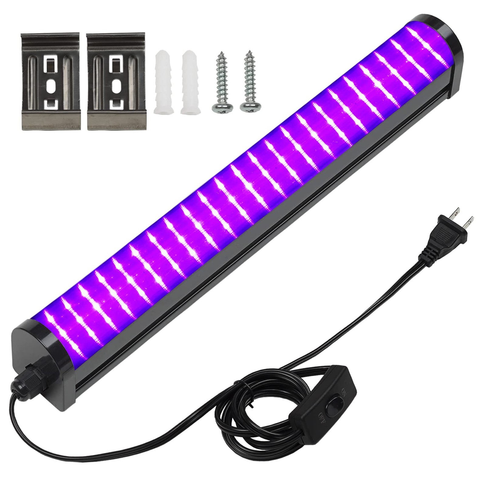 Upgrade 25W LED Black Light Bar - 72 UV Big 1 Count (Pack of 1),