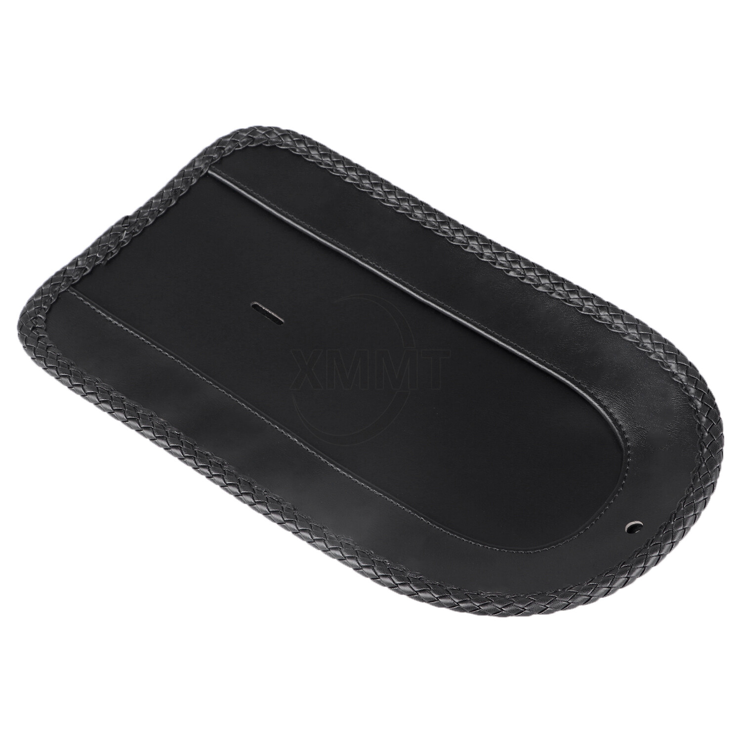 Black Rear PU Fender Bib Solo Seat for Harley Fatboy EFI FLSTFI FLSTF Softail