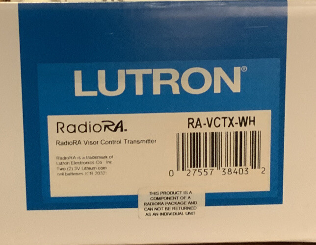 LUTRON RadioRA RA-VCTX-WH ORIGINAL BOX PRIORITY MAIL
