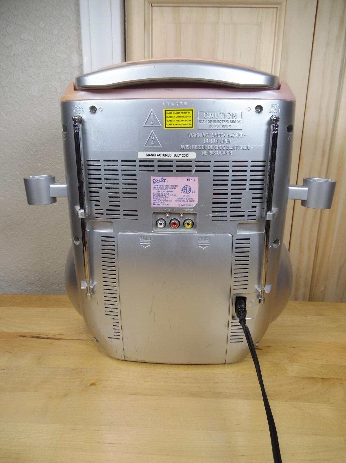 Barbie Stereo CD Karaoke Machine 2003 ULTRA RARE
