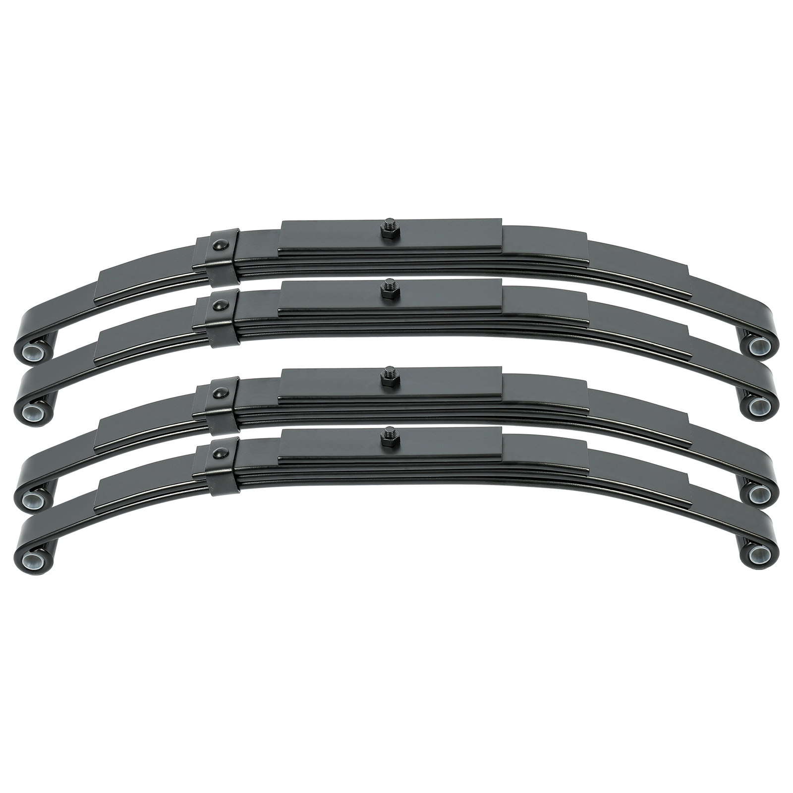 Tandem Trailer Axle Suspension Kit W/Leaf Spring Equalizer Shackle Strap 3500LB