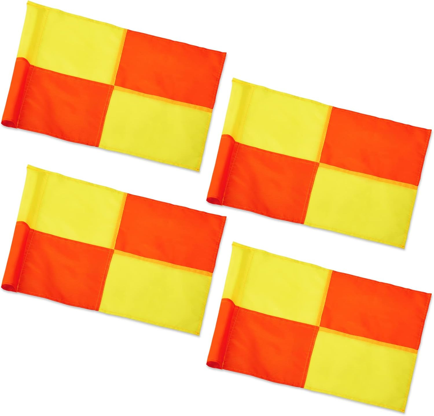 4 Pcs Replacement Soccer Corner Flags Referee Flags Portable Big Square Playing