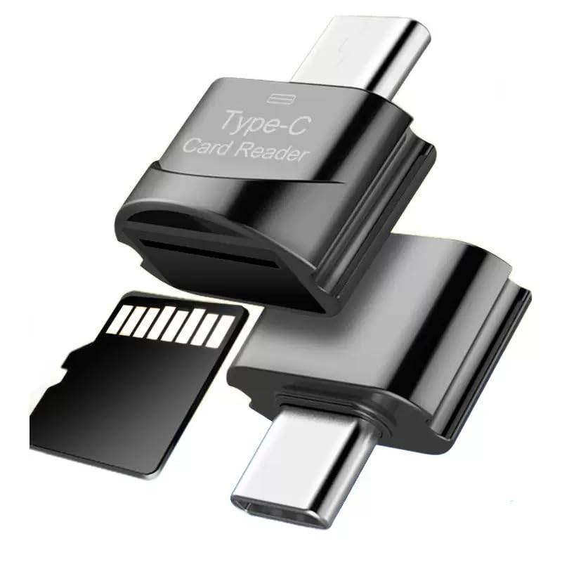 Type-C Card Reader, 2-in-1 USB C to TF/Micro SD Card Reader, High-Speed 480Mb...