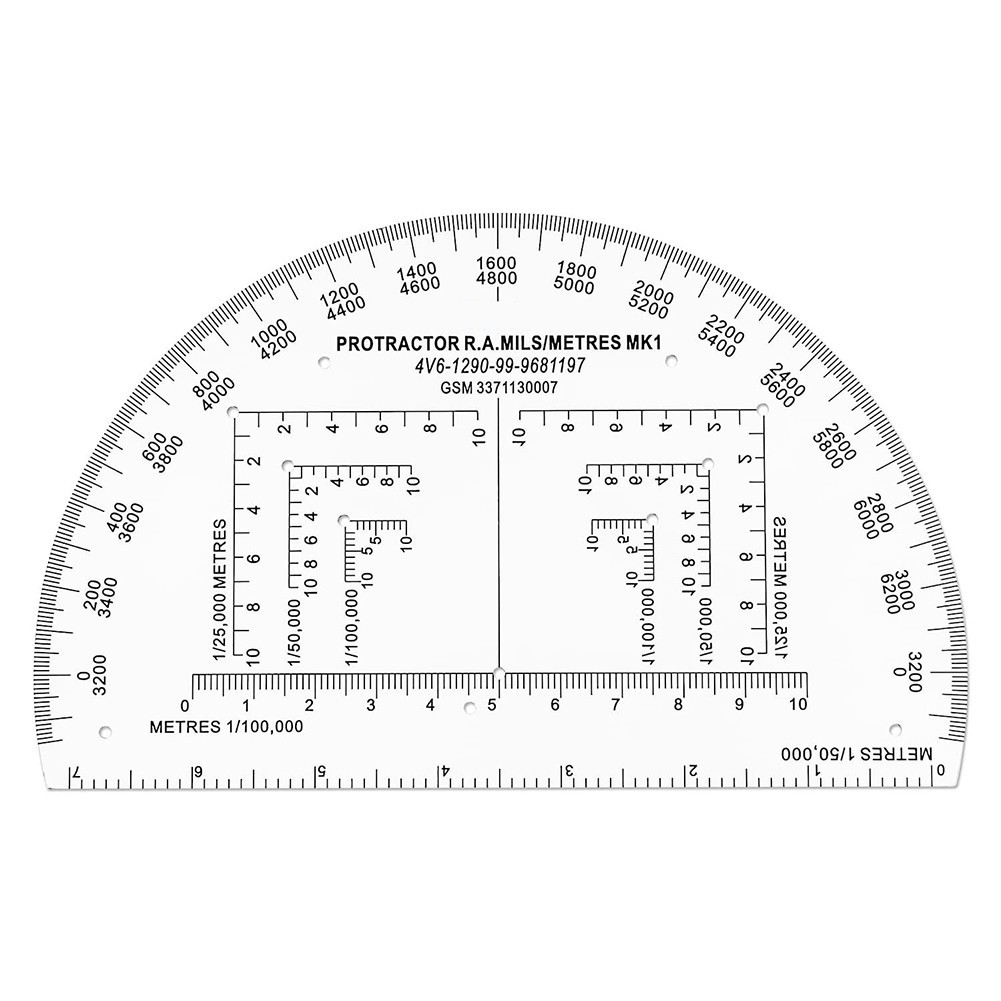 Semicircular Coordinate Ruler for Educational Use in Schools and Training
