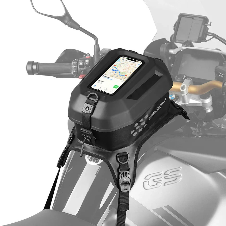Rhinowalk Motorcycle Tank Bag 5.6L Waterproof Backpack Phone Touchscreen MTR2506