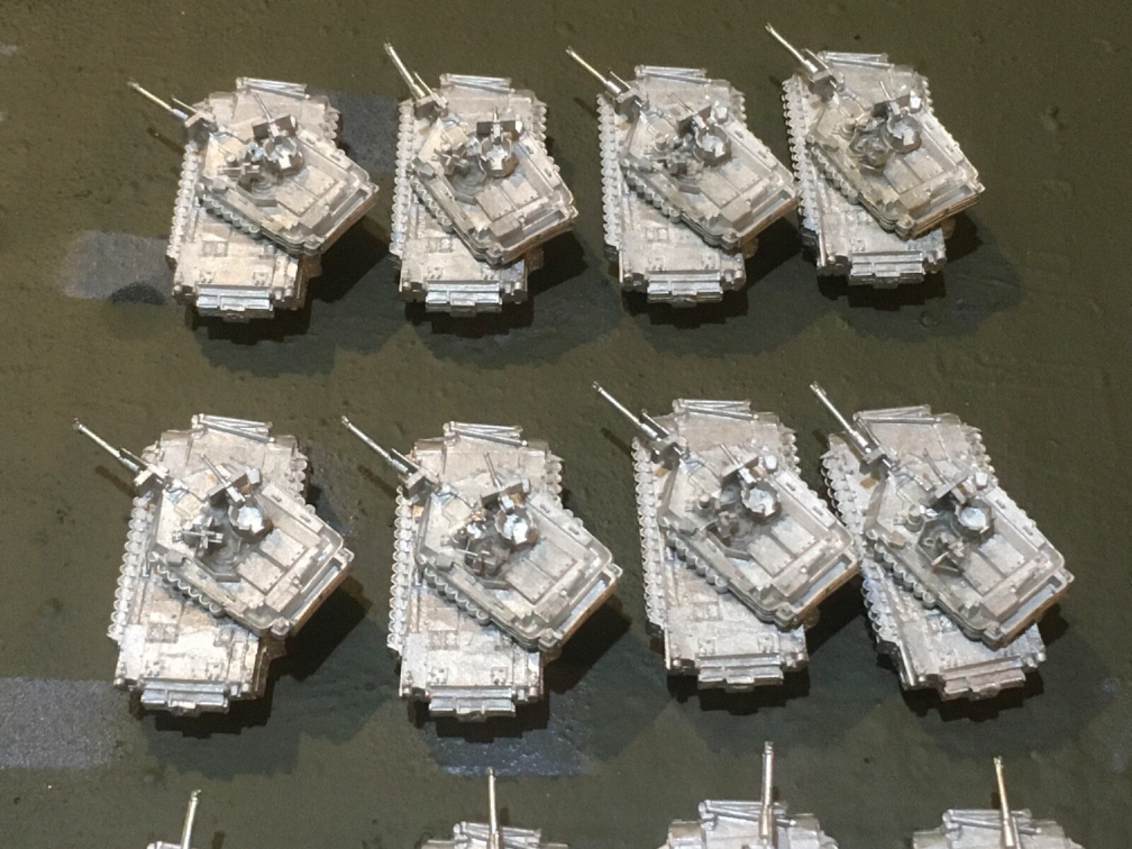 4 GHQ M1A2 TUSK 2 Abrams 1/285 Modern Micro Armor 6mm NATO War USA REDUCED 12.99