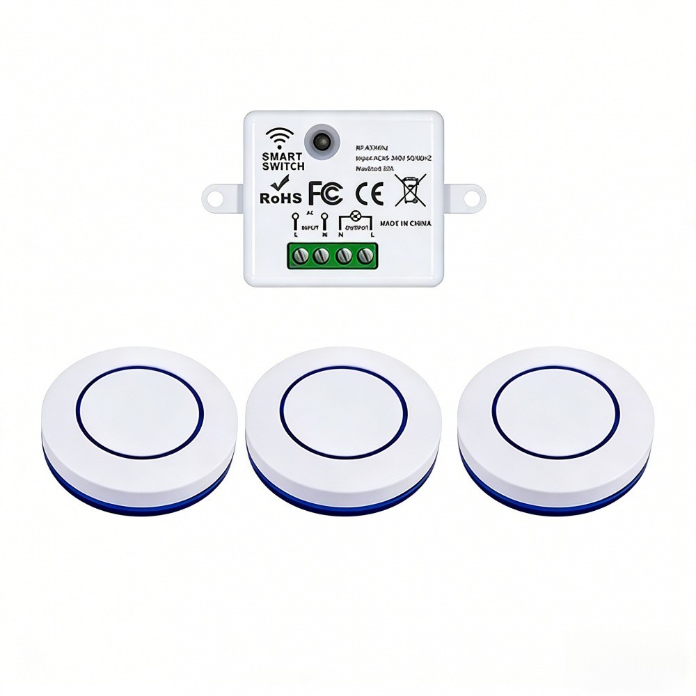 Wireless Smart Light Switch Without Neutral RF 433Mhz Mini Receiver Moudle 220V