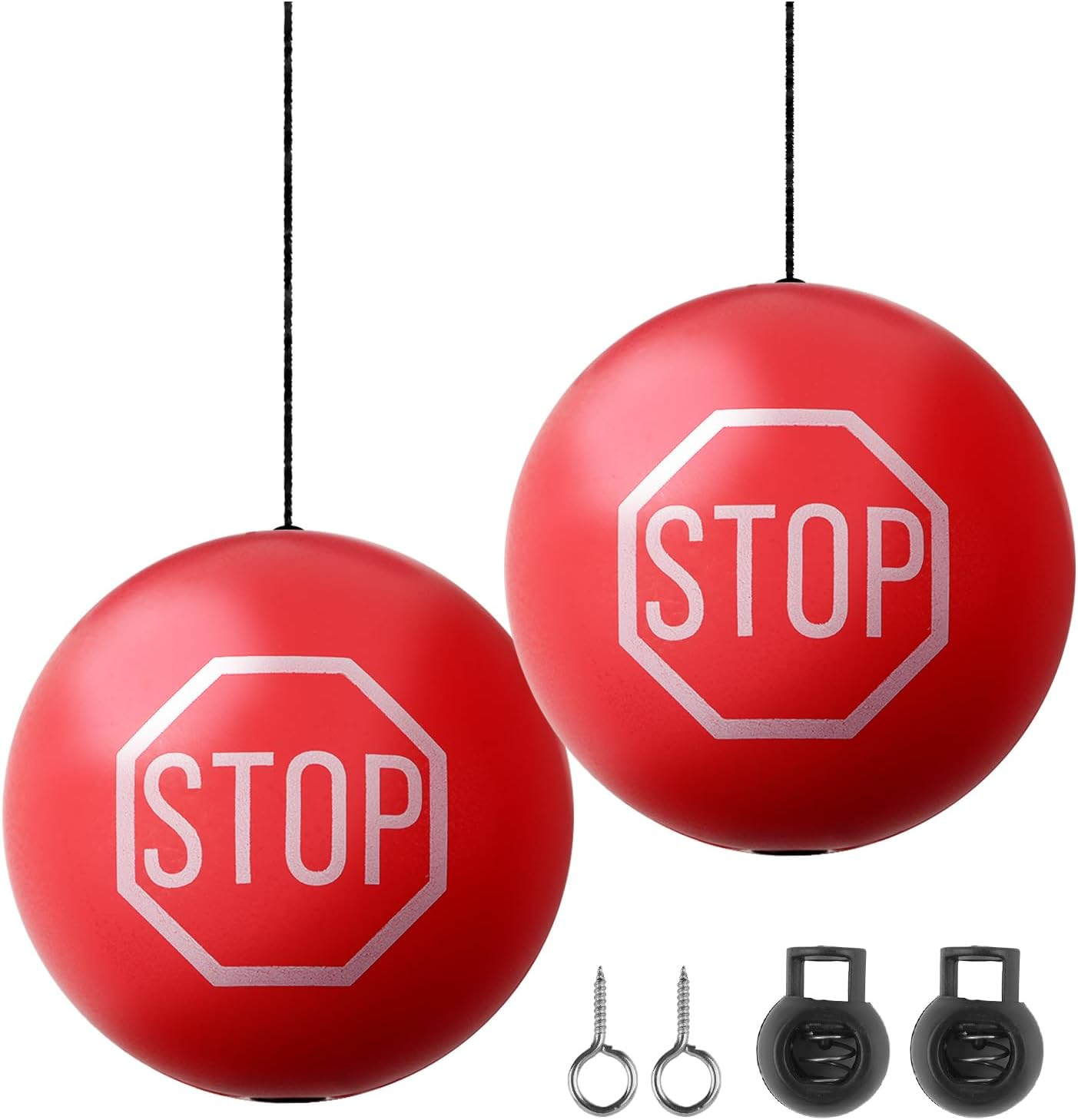 2PCS Garage Tennis Ball Parking Aid,Anti-Collision Hanging Garage Parking Aids F