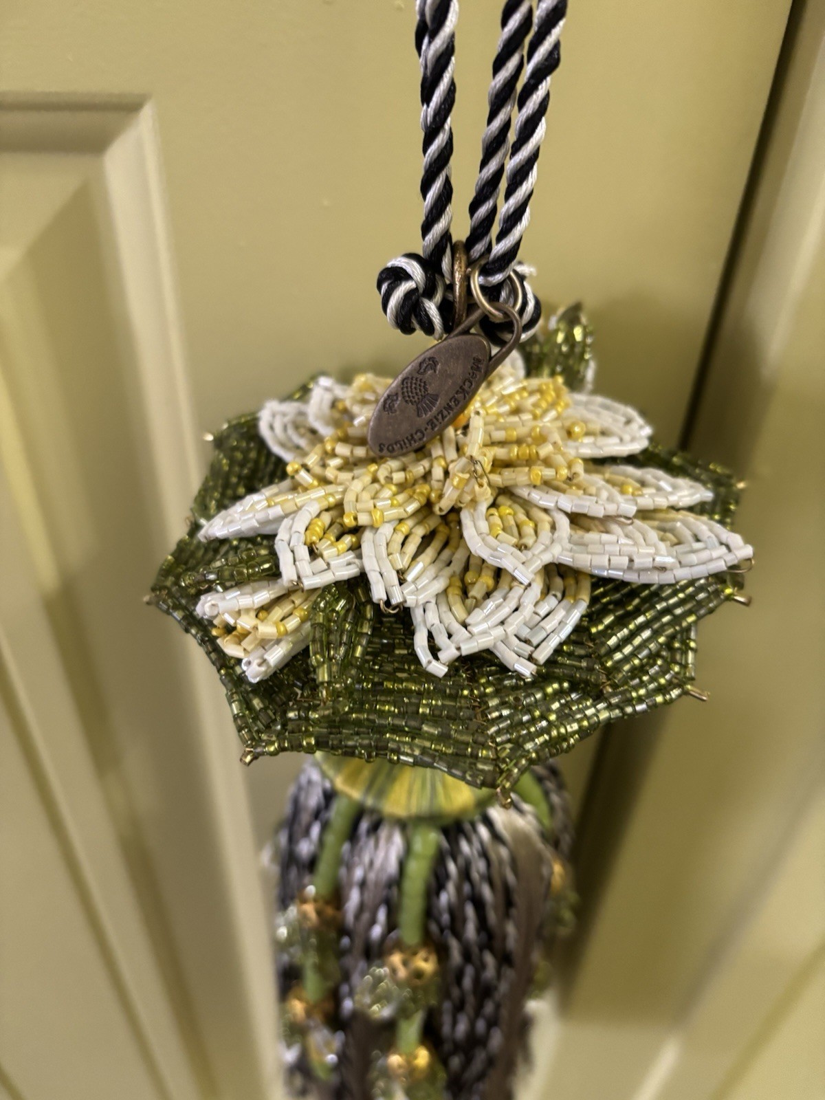 Mackenzie Childs Lily Pond Tassel Rare!
