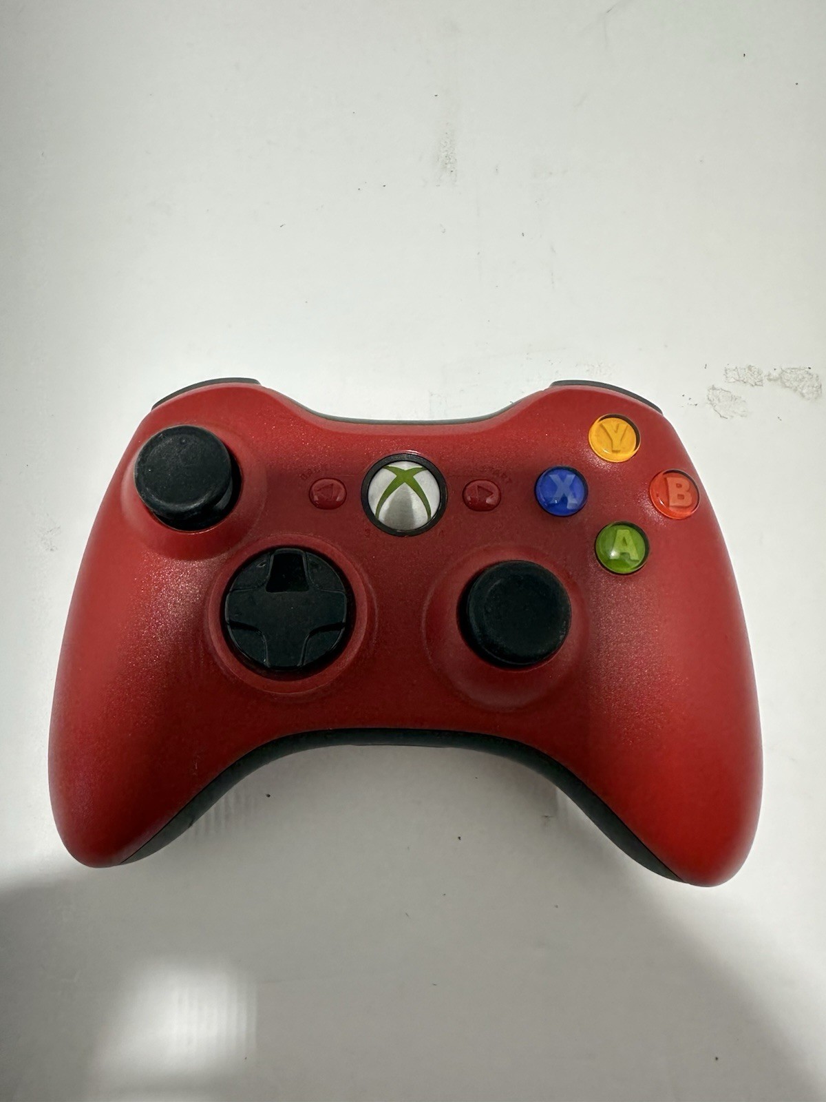 Official Microsoft Xbox 360 Red Wireless Controller! ~ Works Great! ~ Authentic!