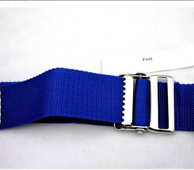 3 Pack - 3 New Gait Belt for Patient Transfer in Blue 60" - Fast Ship US Seller