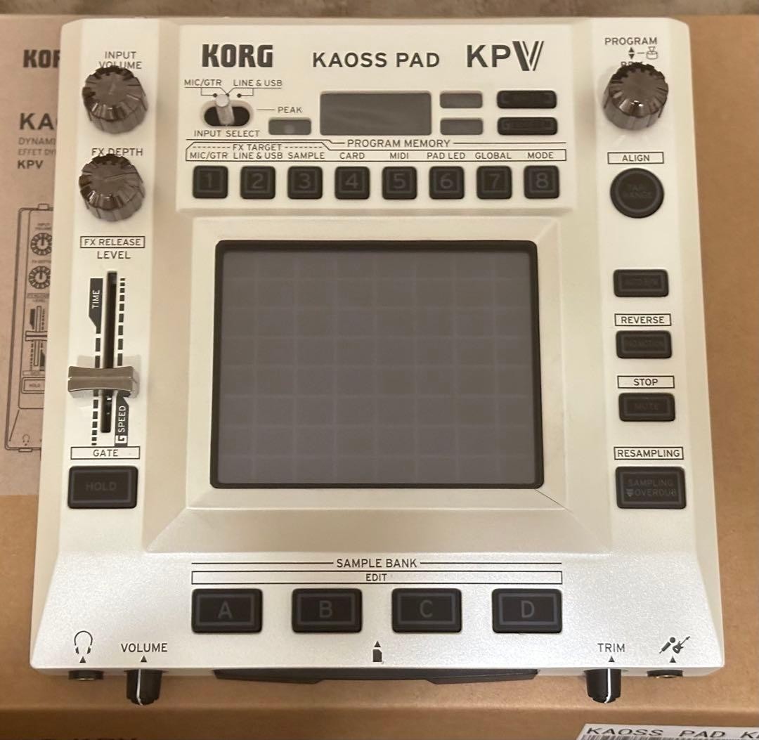 Korg KAOSS PAD KPV Dynamic Effect Sampler sequencer from Japan