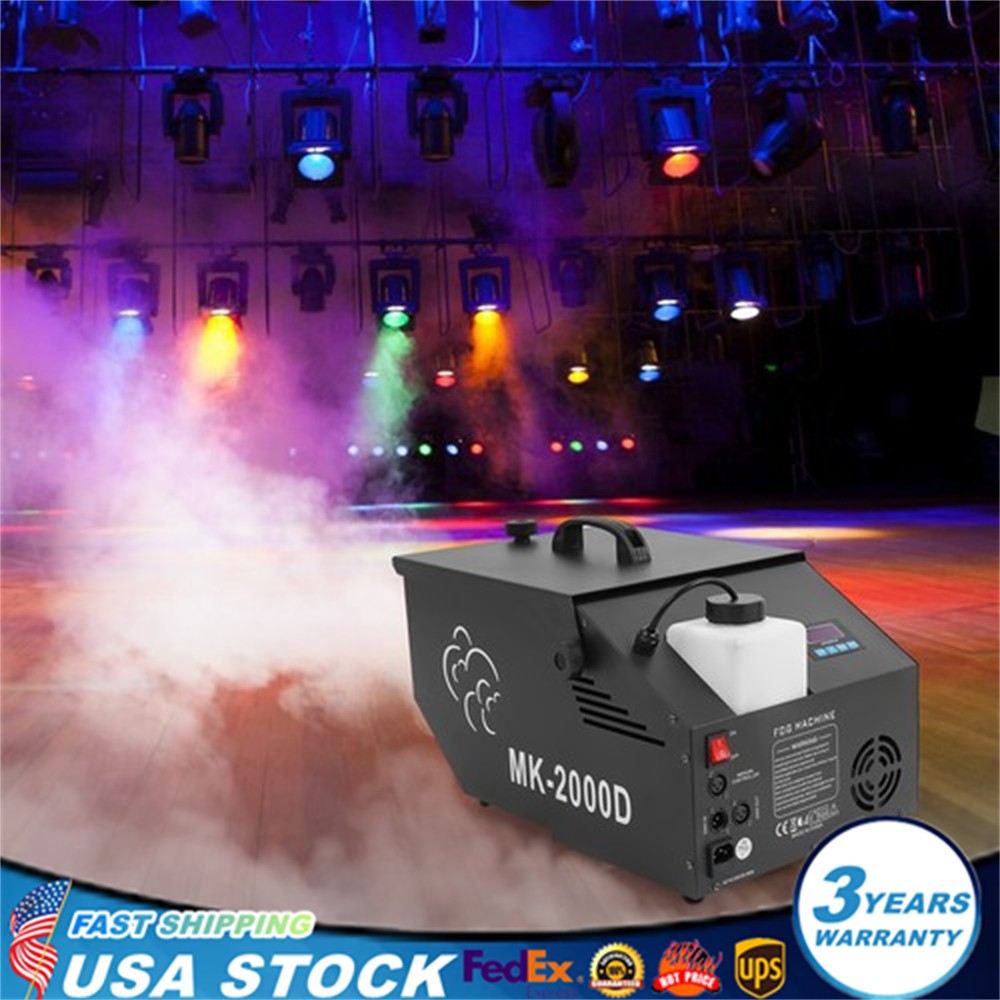 1200W Low Lying Fog Machine Ground Fogger 5000 CFM Dry Ice Fog Machine DJ Smoke