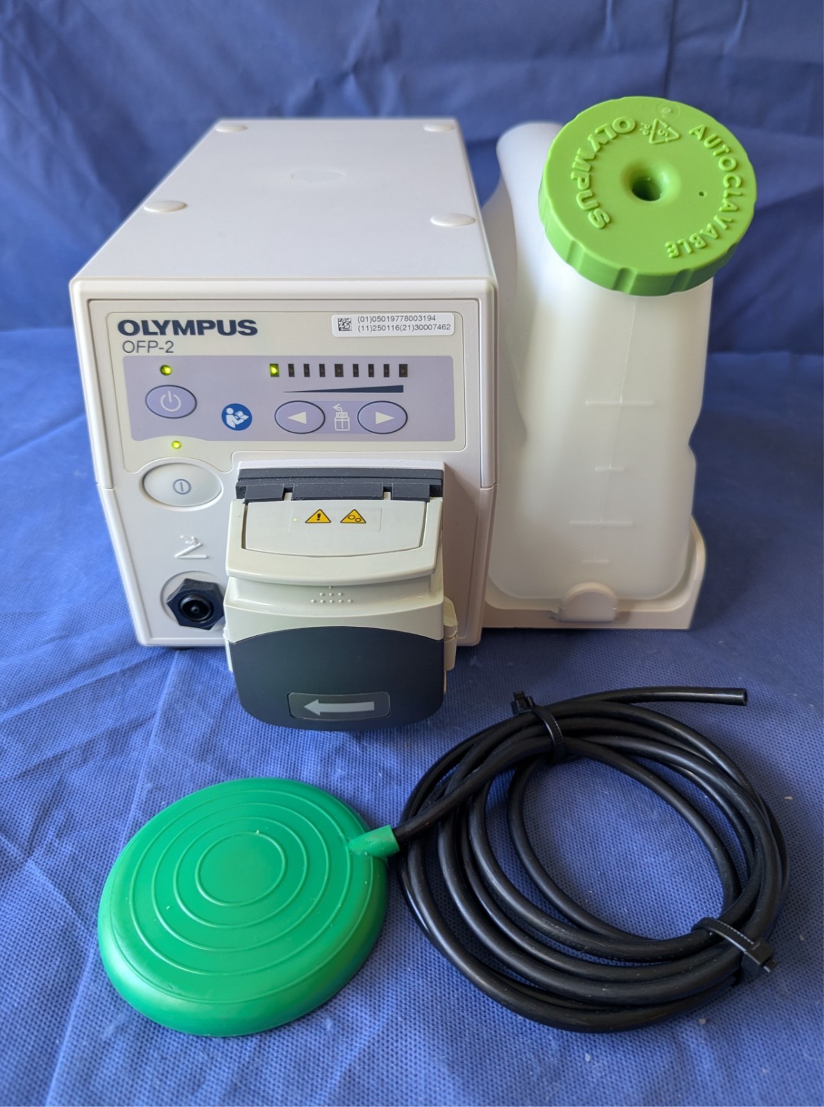 Olympus OFP-2 Flushing Pump with Water Bottle and Footswitch (DOM 2025)