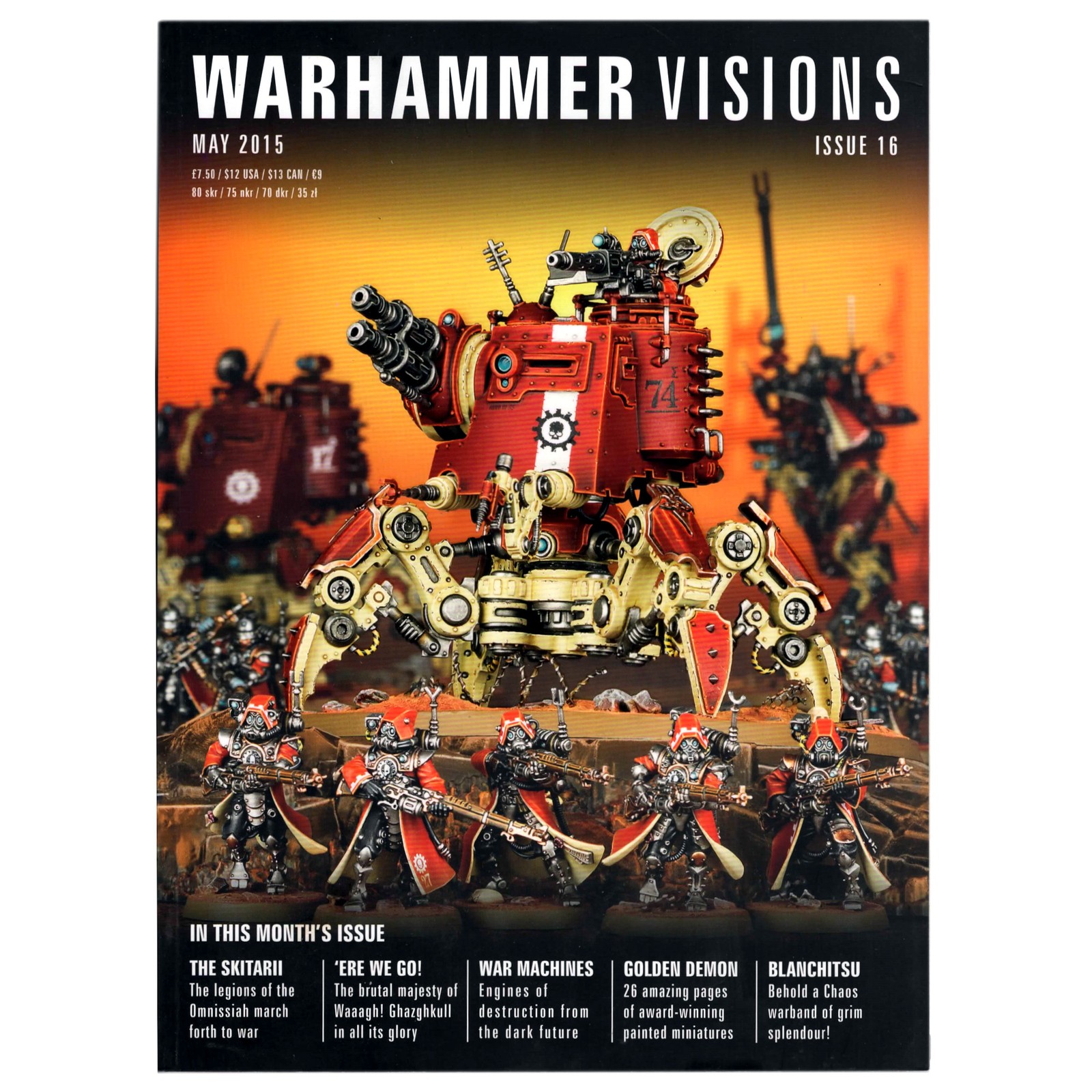 Warhammer Visions 16 May 2015 - Magazine Warhammer Fantasy 40k OOP YHP