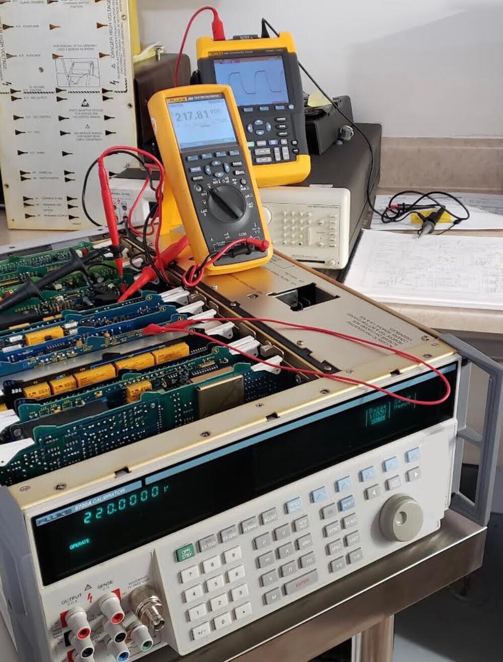 REPAIR SERVICE: Fluke 5500A and 5520A Multi-Product Calibrators