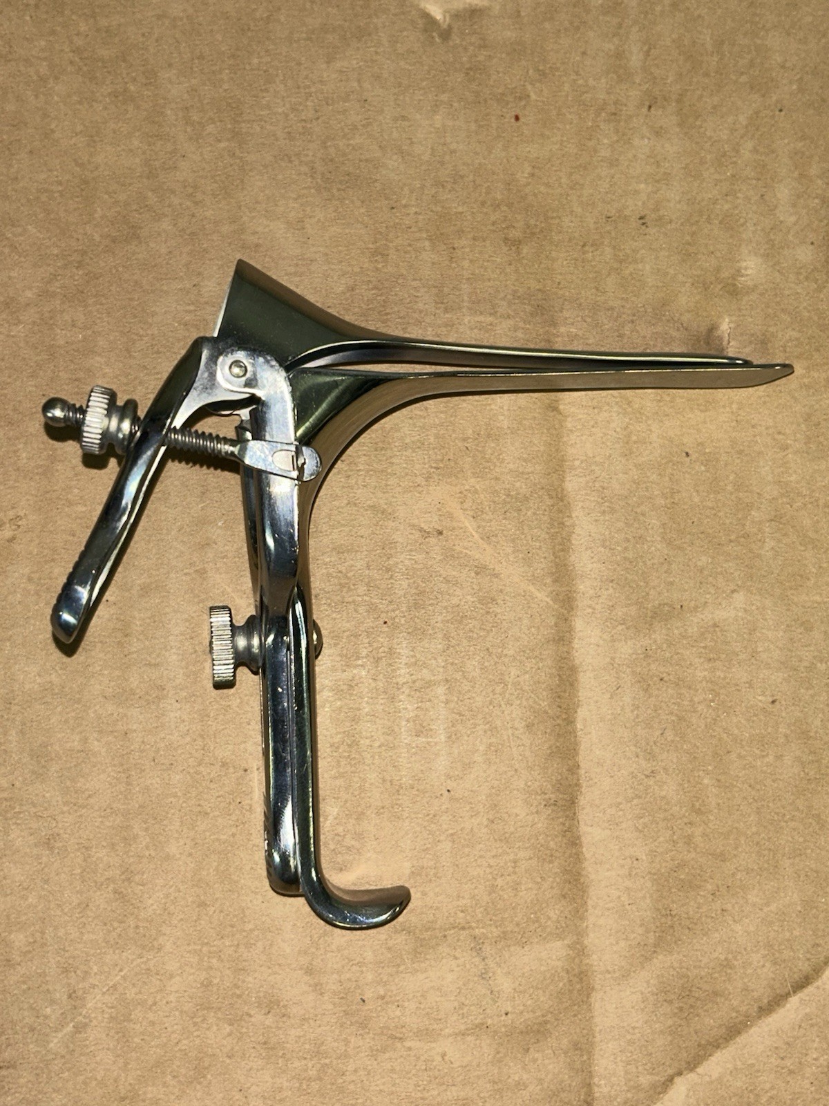 Vintage Medium Milex German Stainless Steel Duckbill Graves Vaginal Speculum